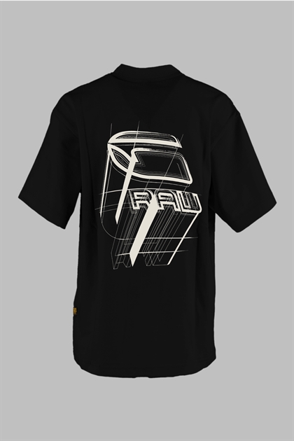 G-Star Raw T-shirt Oversize - Black 